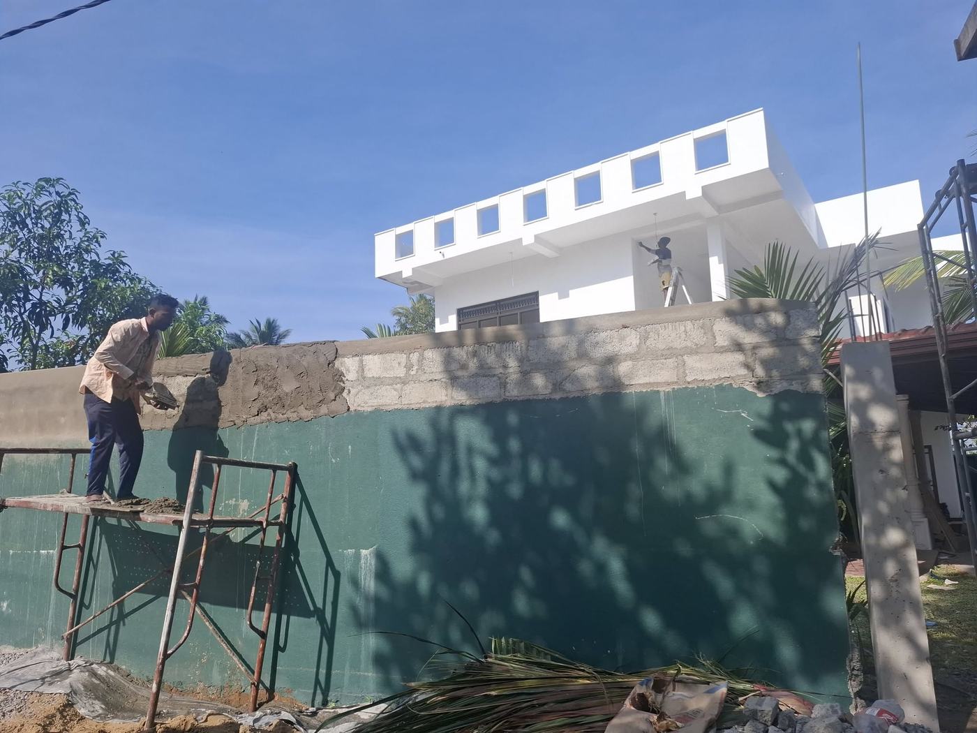 Renovation project construction detail